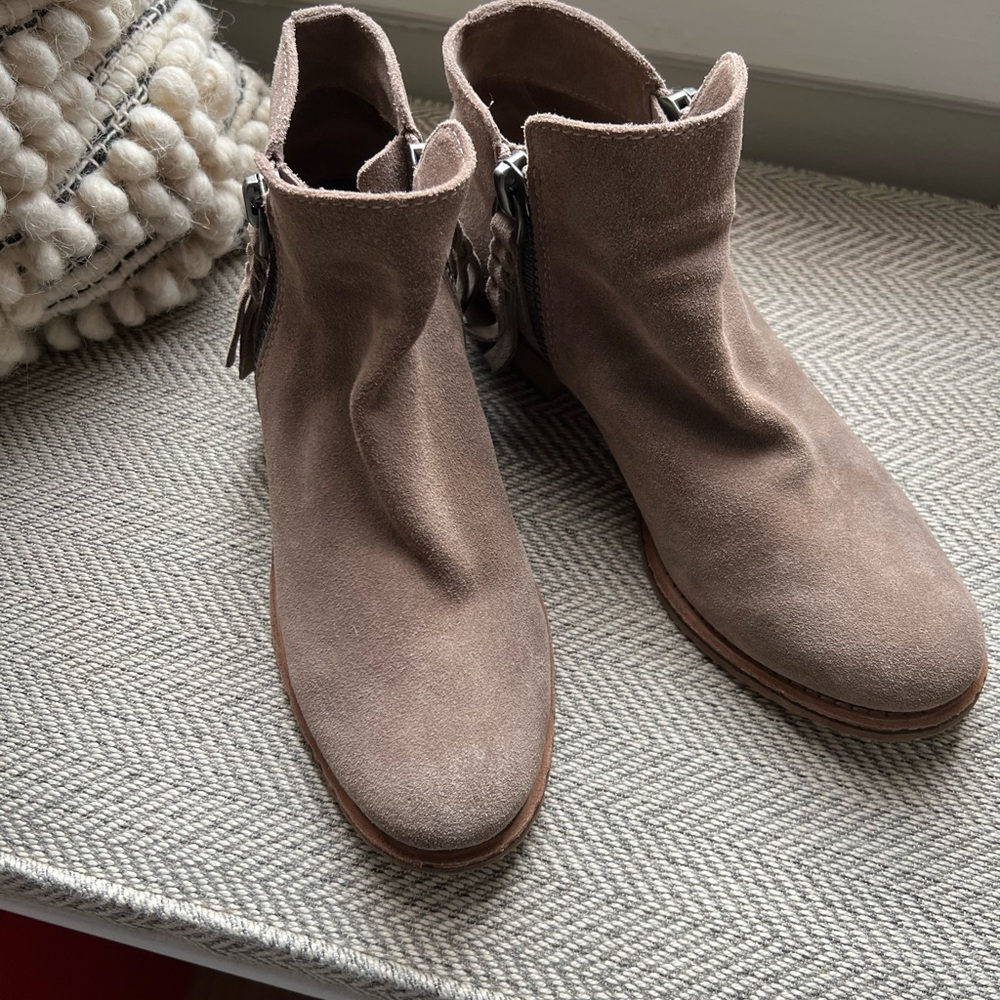 Dolce Vita Taupe Ankle Booties